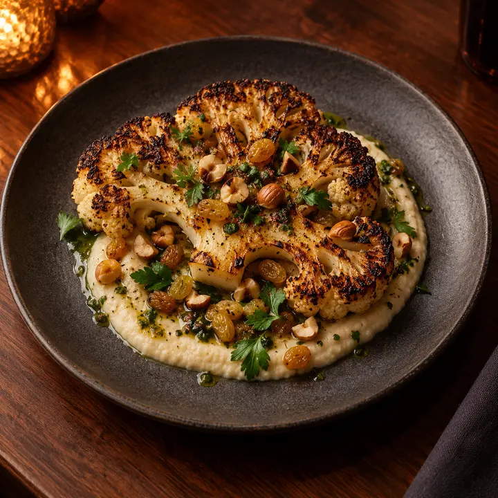 Charred Cauliflower Steak